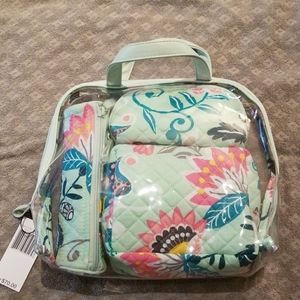 NWT Vera Bradley 4 PC Cosmetic Bags